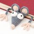 Amigurumi Crochet Bookrat Bookmark