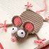 Amigurumi Crochet Mouse Bookmark