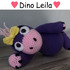 Amigurumi Häkelanleitung für Dino Leila