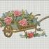 Spring cross stitch pattern