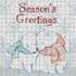 Winter cross stitch pattern polar bears