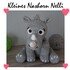 Crochet Pattern for the Amigurumi Rhino Nelli!