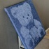 Babydecke - Teddy, Schatten- / Illusionsstrick-Technik