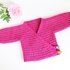 Cardigan for babies "Fuchsia”, size: 0 m. – 3 y.