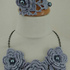 Crochet Necklace and cuff pattern