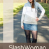 Damen-Hoodie "SlashWoman" Gr. 32-46