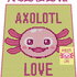 Häkelmuster * Axolotl LOVE * Grafik für C2C Decke