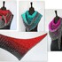 Crochet pattern shawl // triangular shawl // bandana Arien