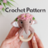 elephant rattle - Crochet pattern