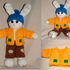 Fred the sweet bunny - knitting pattern