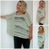 Sommer Poncho häkeln - Sommer-Poncho "Stripes" - Häkelanleitung PDF