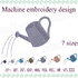 Watering Can Machine embroidery design