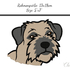 Border Terrier 13x18