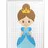 Princess cartoon embroidery