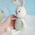 Crochet pattern Striped bunny amigurumi