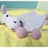 Crochet Pattern Cuddle Cloth Hippo Lulu!