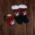 Crochet Pattern paw print boots and beverage cup