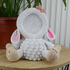 Crochet lamb-sheep photo frame pattern