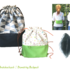 ALBY Drawstring Backpack, lined, 2 sizes, sewing pattern