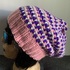 crochet beanie hat pattern, scrap yarn, 3 sizes