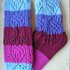 Strickanleitung Socken "Gitter"