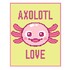 Häkelmuster * Axolotl LOVE * Grafik für FM Decke