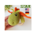 Crochet pattern rattle Baby Dragon