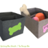 Cayla Storage Box, lined, 2 sizes, sewing pattern