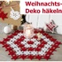 Weihnachts-Deko häkeln in Rot-Weiß