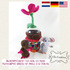 Flowerpot House of Mole and Mouse, Amigurumi Crochet Pattern