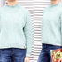 Oversize-Pullover "Jade" (Gr. S bis XXL, Rippenmuster)