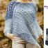 PONCHO BLAUE FEDER