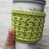 Pattern Crossrows Coffee Cup Cozy