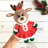 Crochet Amigurumi Pattern Christmas Reindeer Garsey Doe