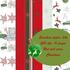 Seamless paper, Red and green Christmas