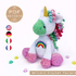 Amigurumi Unicorn with Rainbow Crochet pattern