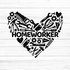 Herz Homeworker Plotterdatei SVG DXF FCM