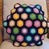 Anleitung Rundes Granny Square Kissen