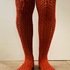 crochet fishnet socks pattern, size 6 - 10