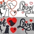 Hund Hunde Liebe Silhouette für Stoffapplikation Stickdatei Herz