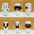 Pattern Dogs Coffee Cozy Part 2 (14 cm x 7 cm)