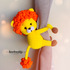 Lion Curtain Tie Back Crochet Pattern