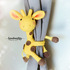 Giraffe Curtain Tie Back Crochet Pattern