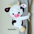 Cow Curtain Tie Back Crochet Pattern