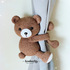 Bear Curtain Tie Back Crochet Pattern