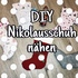 Anleitung Nikolausschuh nähen DIY passend zum Adventskalender