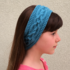 Pattern Rosi Headband with entwined celtic cable