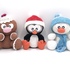 Christmas trio - "Snowman, Gingerbread Man & Penguin"