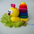 Stacking Toy Little Snail "Schnecki" - Crochet Pattern from Häkelini