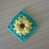 Anleitung Granny Square Sonnenblume häkeln